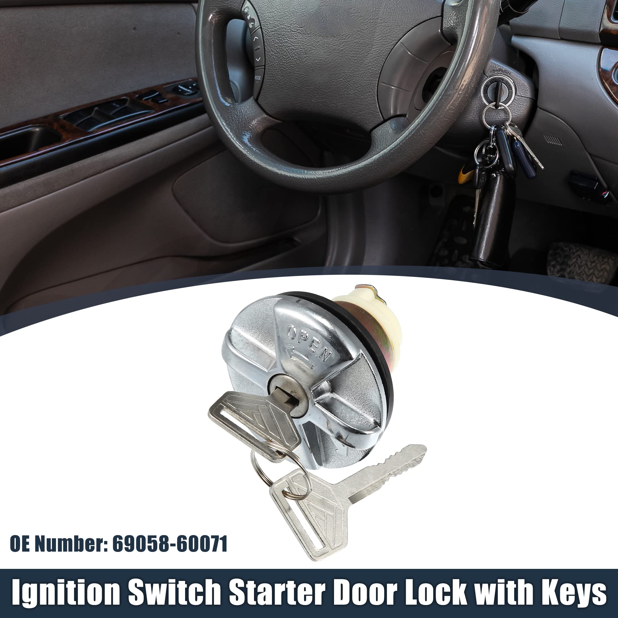 INページ Amazon.com: X AUTOHAUX Ignition Switch Starter Door Lock